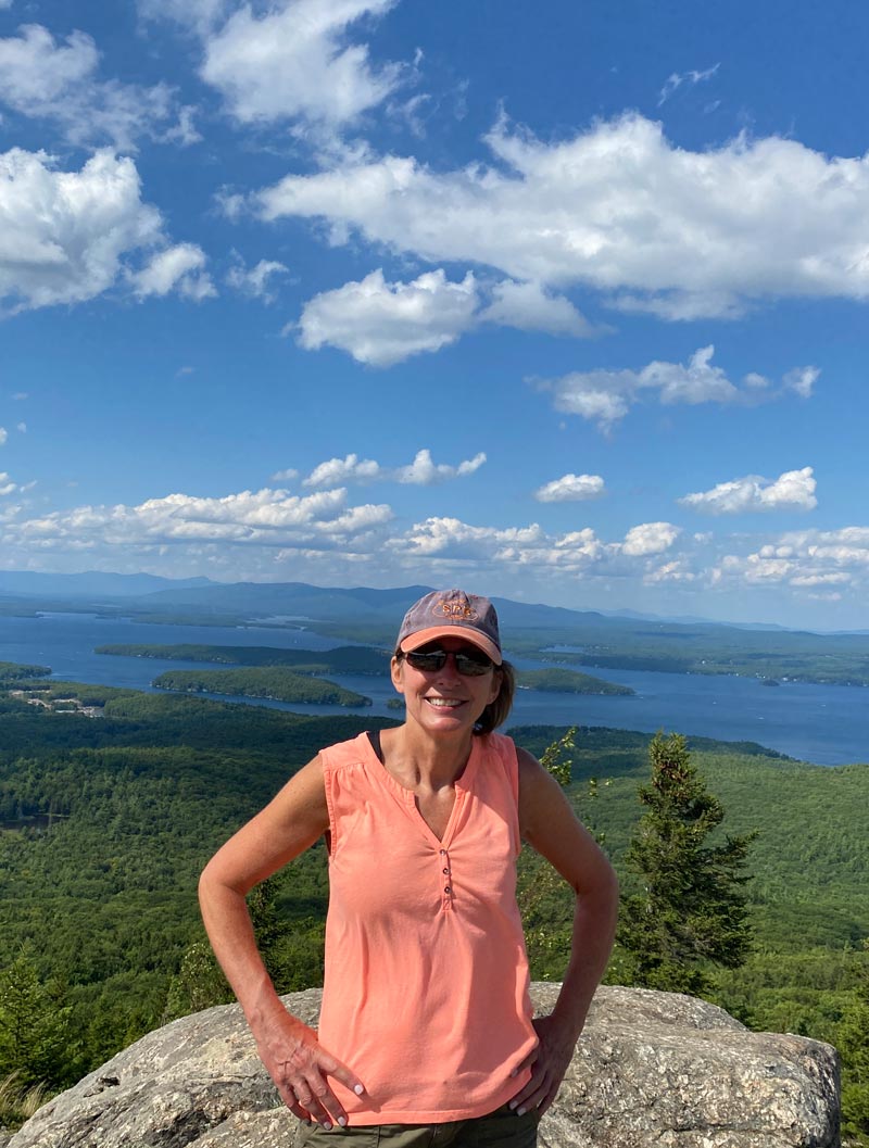 Maria Hiking in the White Mountains